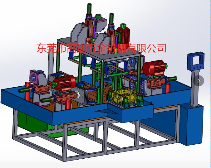 三向鉆孔攻牙移位一體機